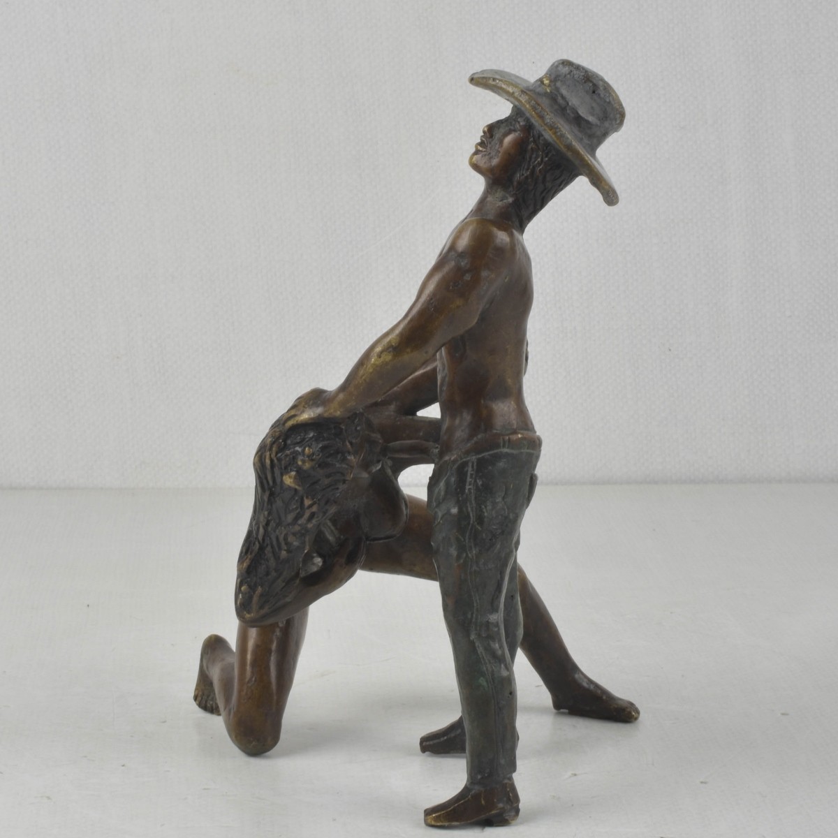 M. Nieto Erotic Bronze Sculpture