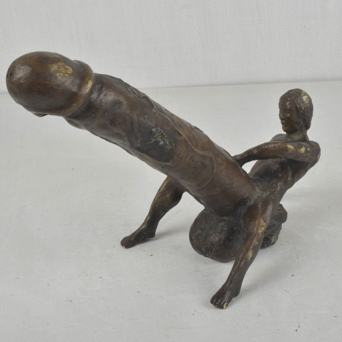 M. Nieto Erotic Bronze Sculpture