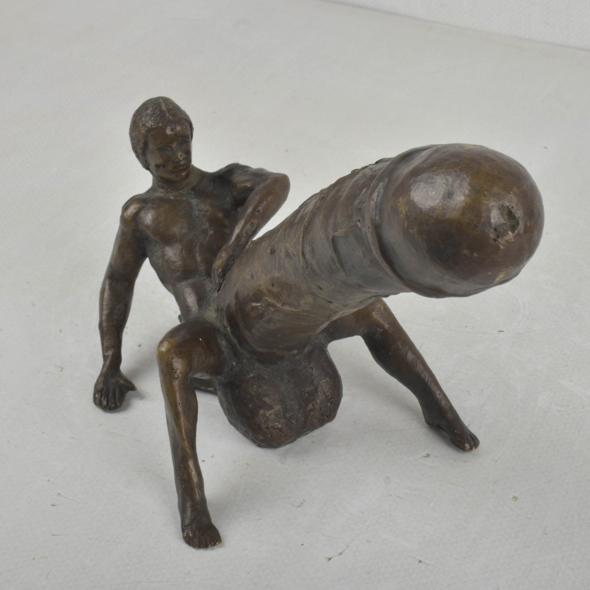 M. Nieto Erotic Bronze Sculpture