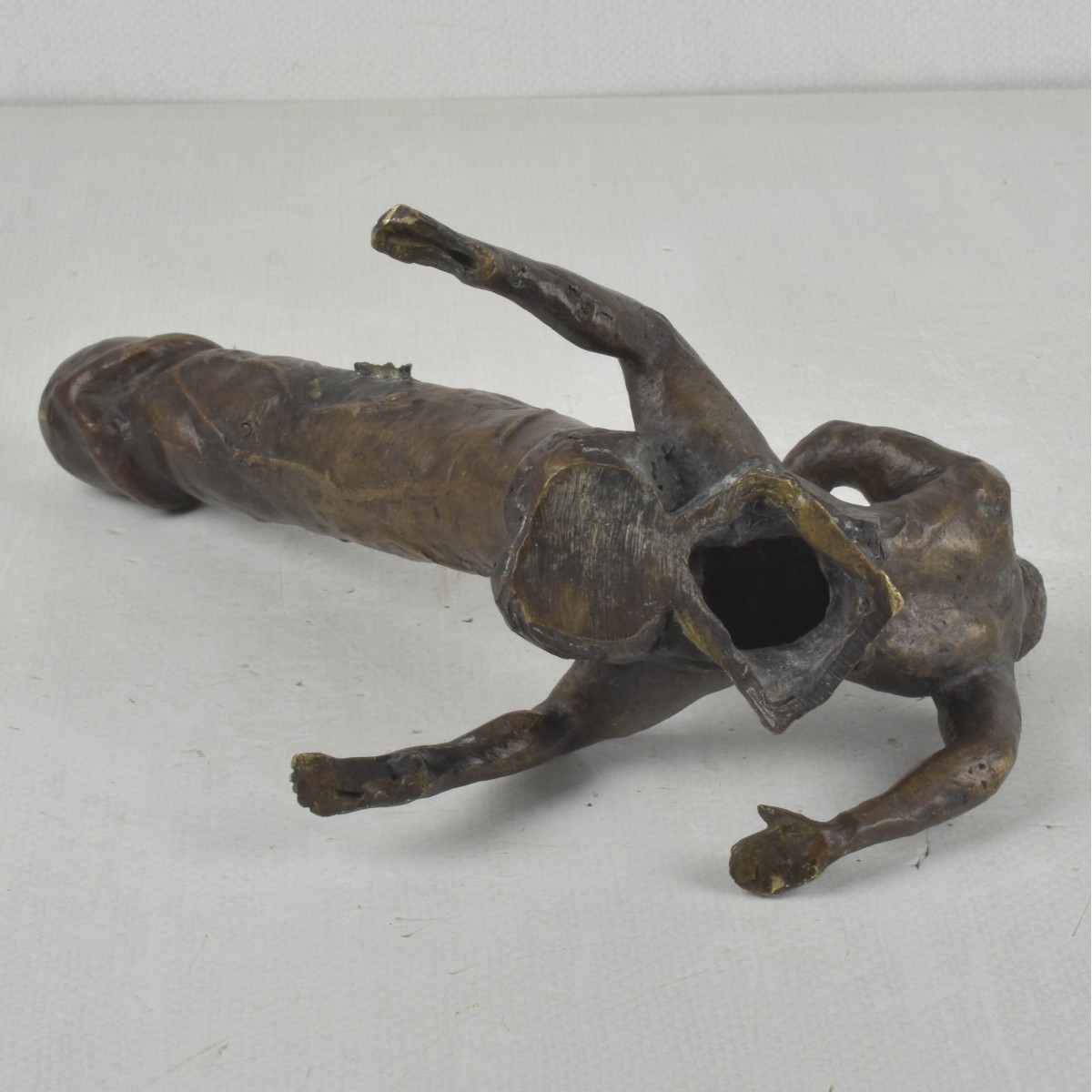 M. Nieto Erotic Bronze Sculpture