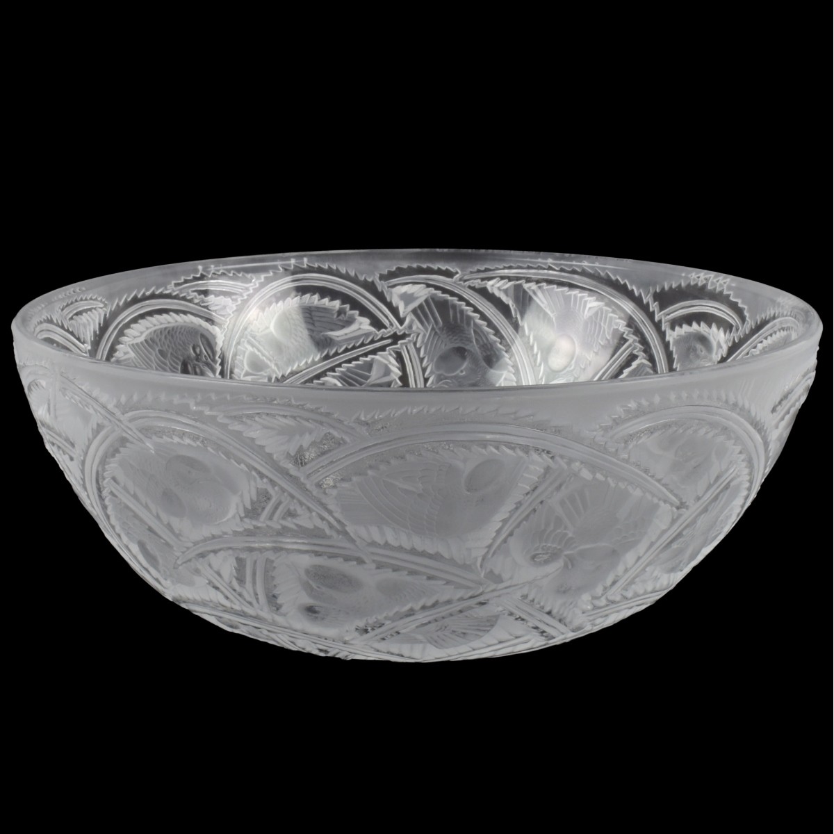 Lalique France "Pinsons" Bowl