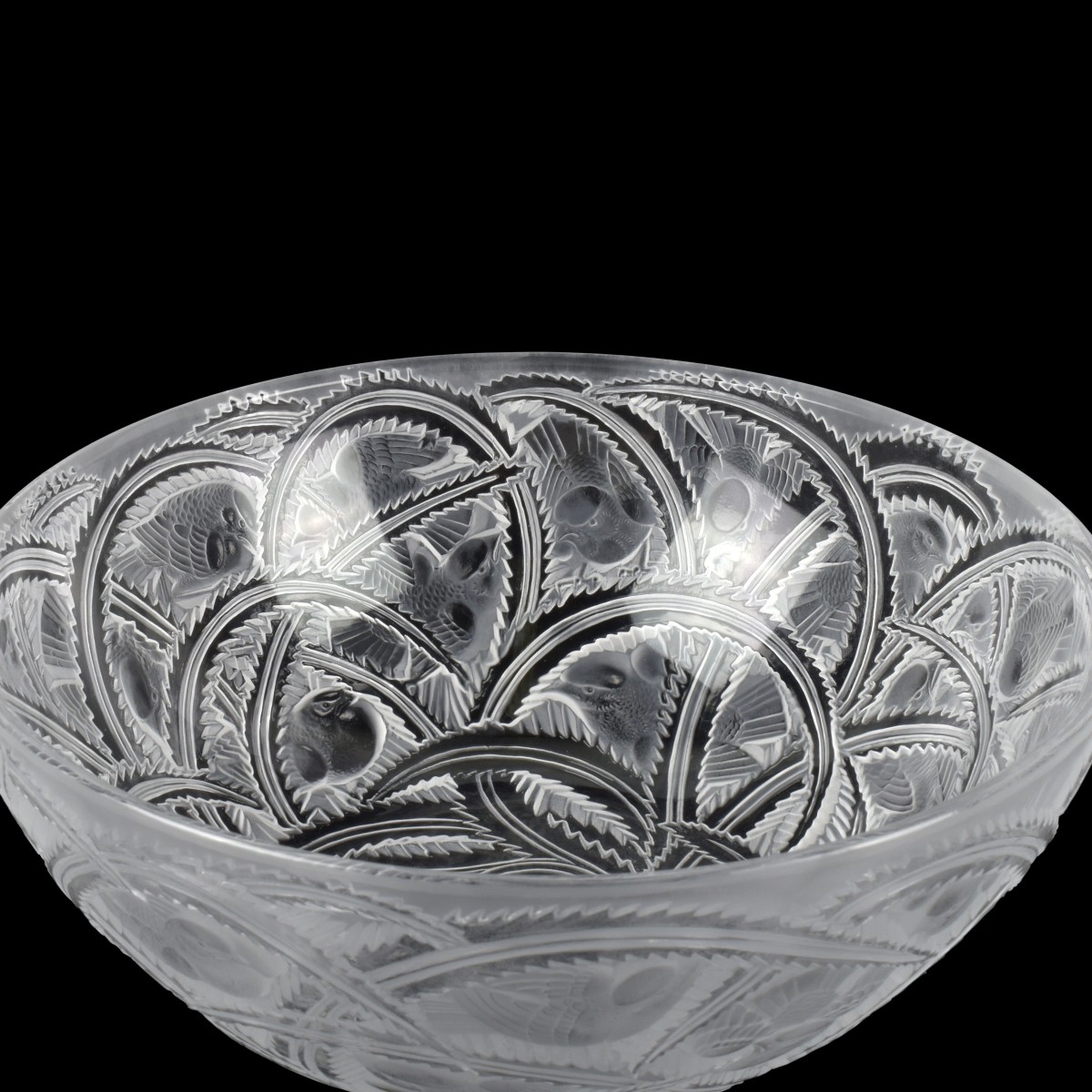 Lalique France "Pinsons" Bowl