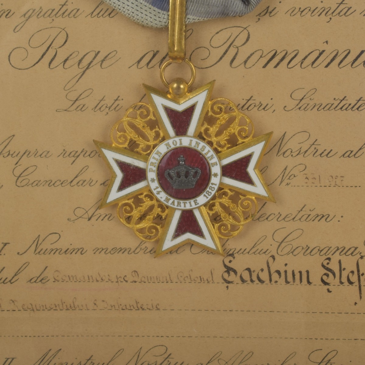 Romania Commander Badge of the Order of the Crown