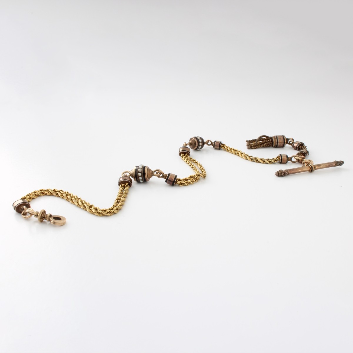 Antique 12K&18K Pocket Watch Chain