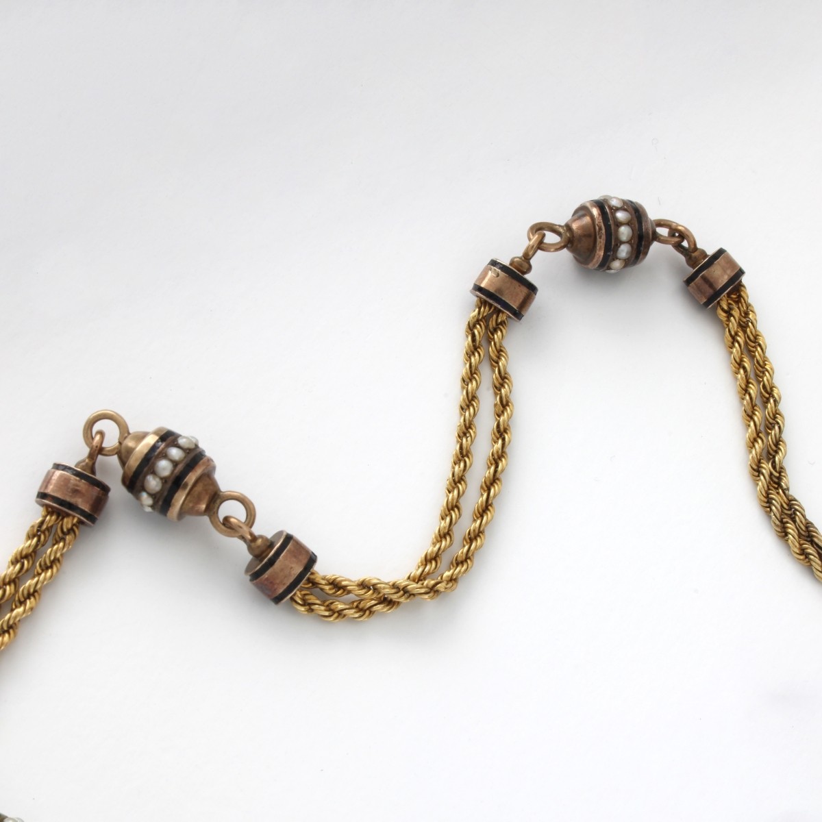 Antique 12K&18K Pocket Watch Chain