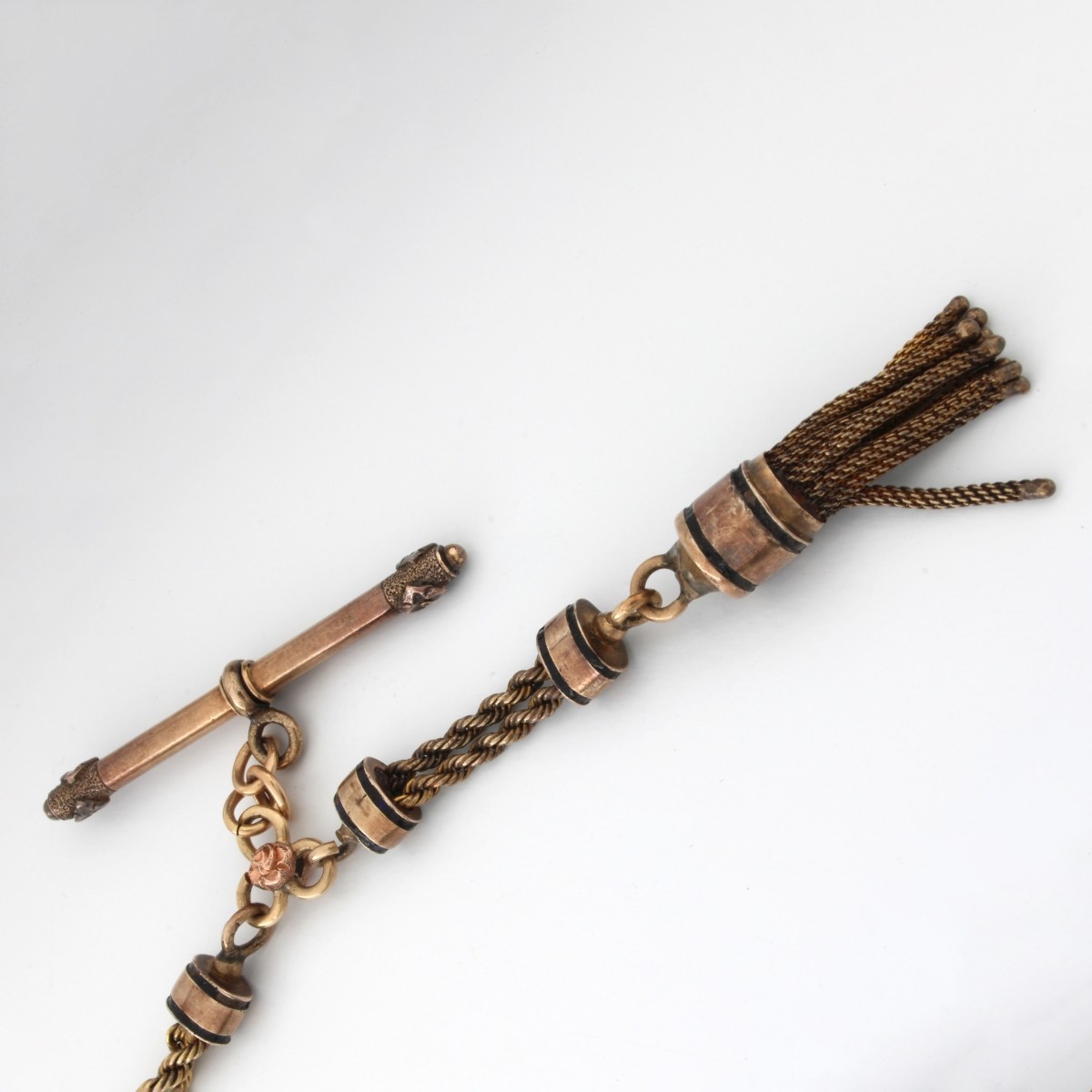 Antique 12K&18K Pocket Watch Chain