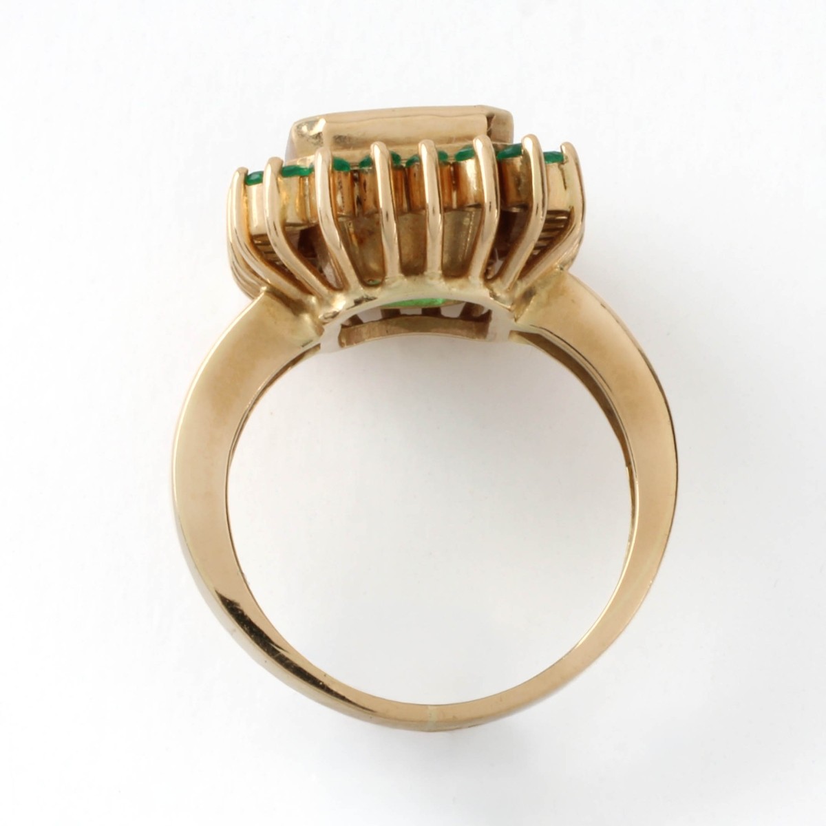 Emerald and 18K Ring