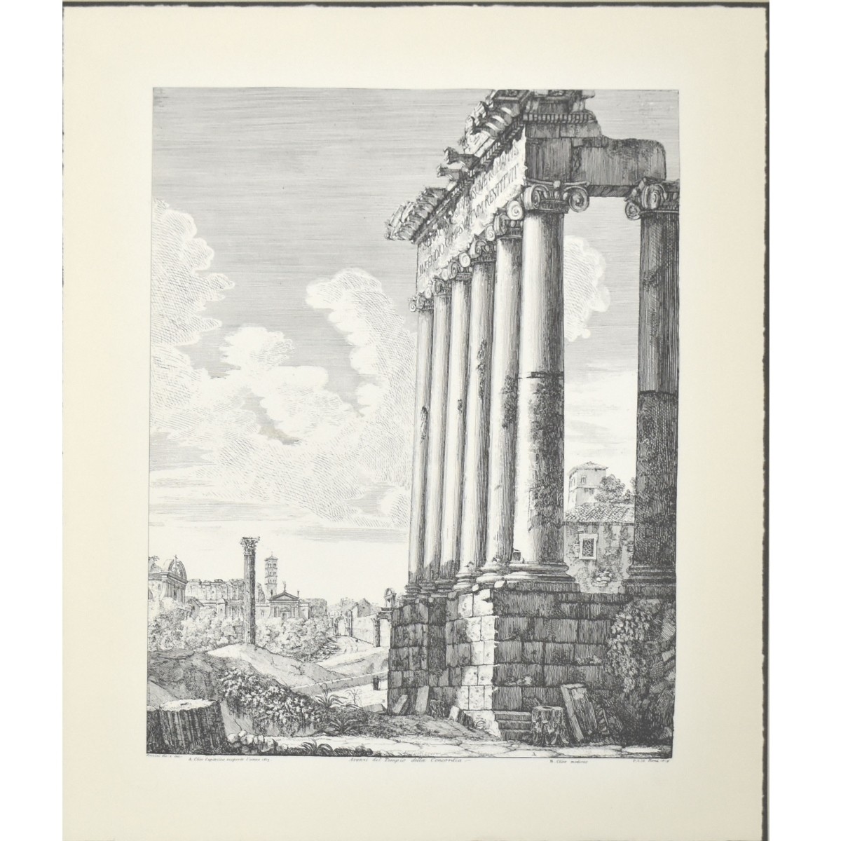 Modern Neo-classical Style Engravings