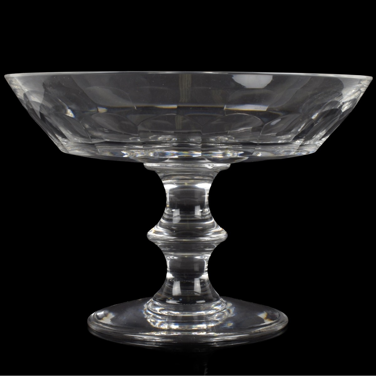 Val St. Lambert Crystal Compote