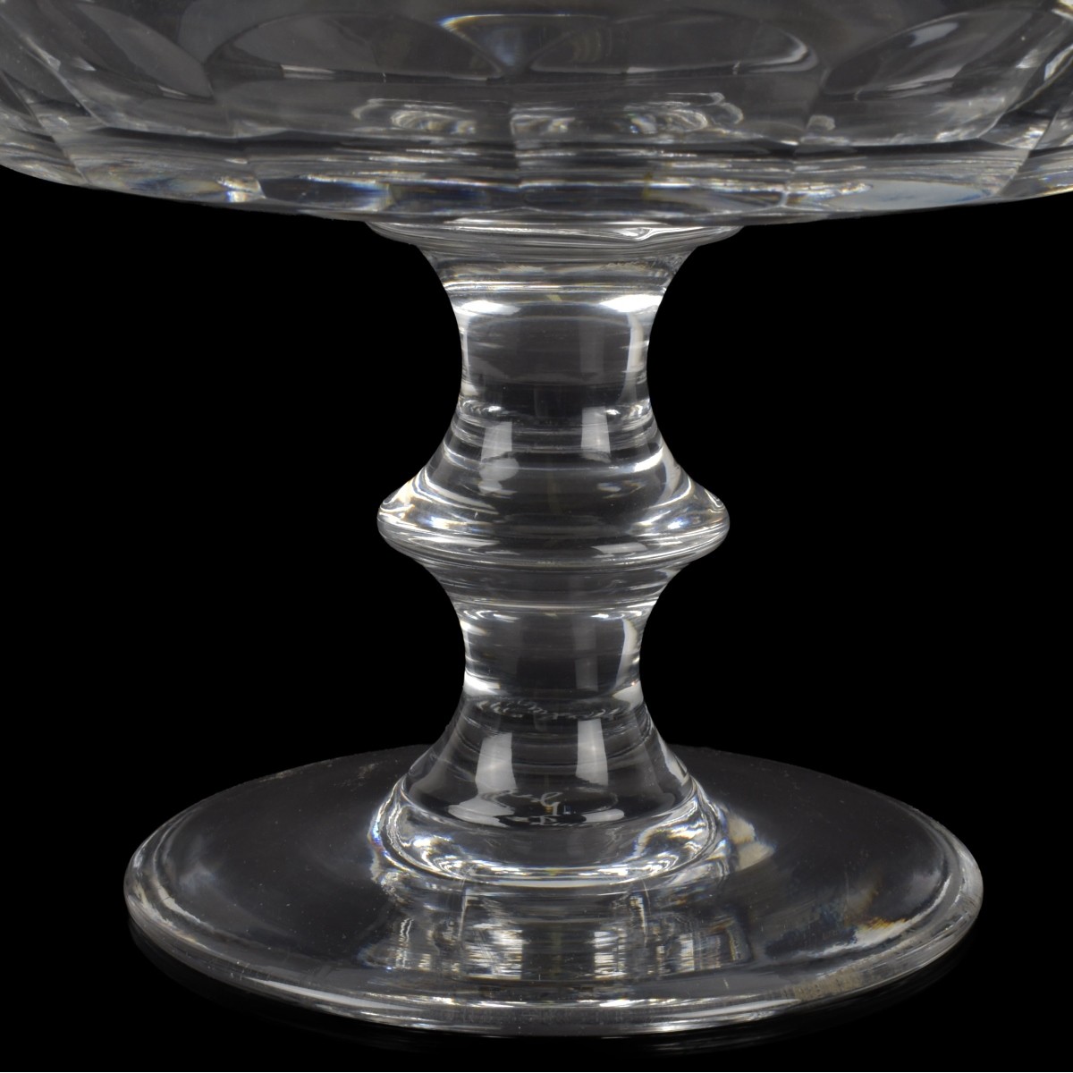 Val St. Lambert Crystal Compote