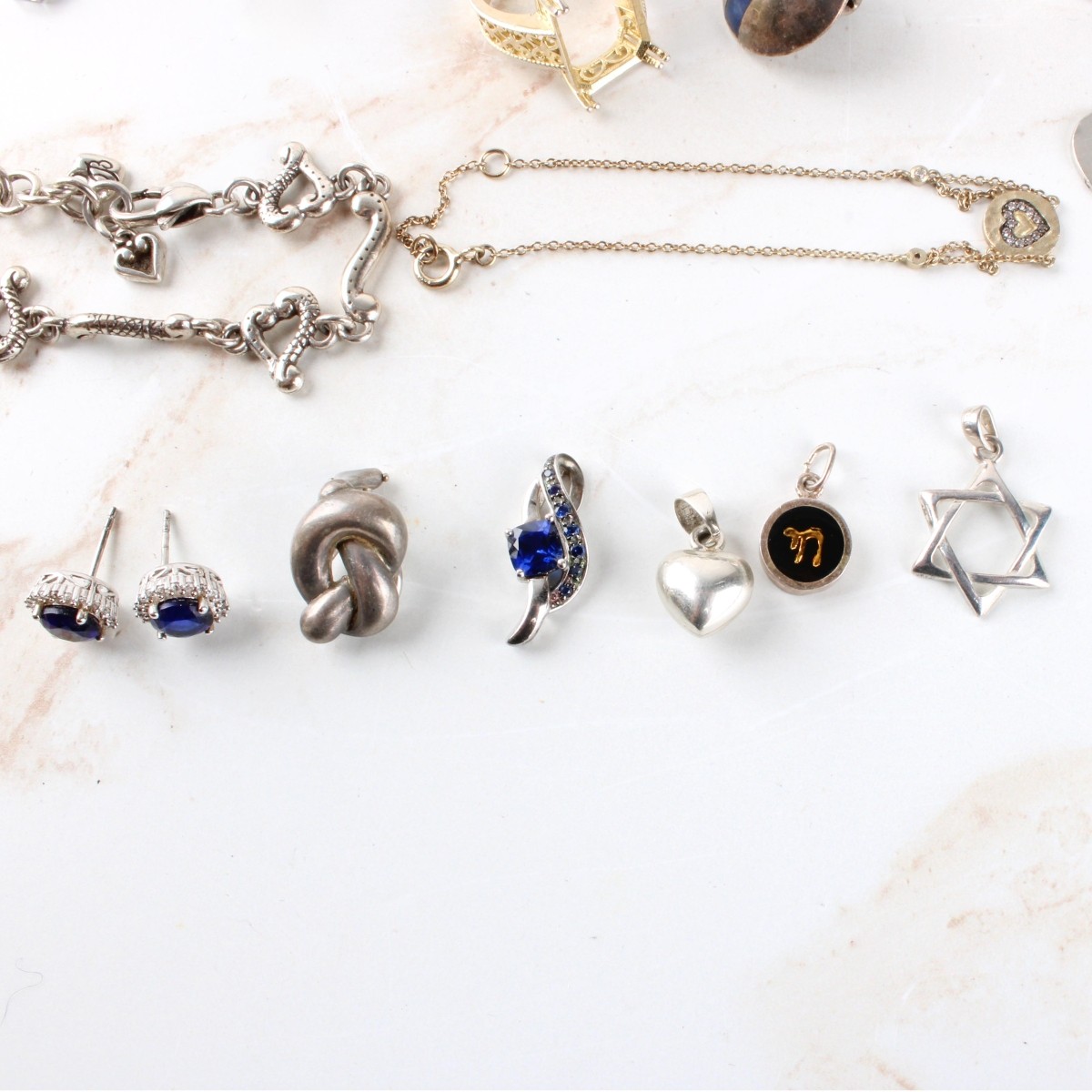Lot of Sterling Silver Jewelry
