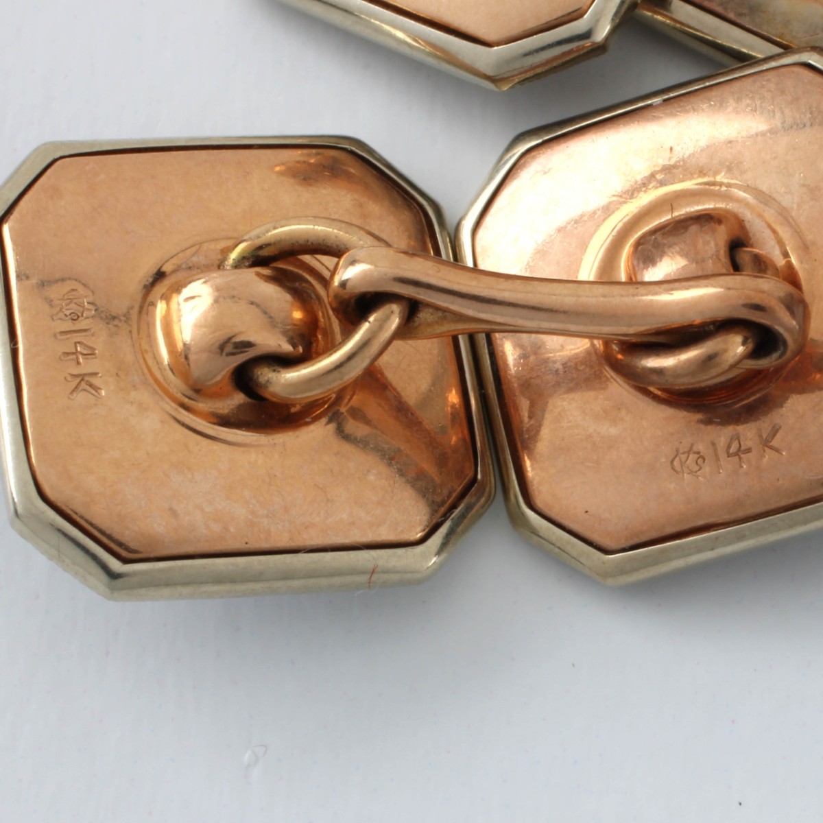 14K and MOP Dress Shirt Set