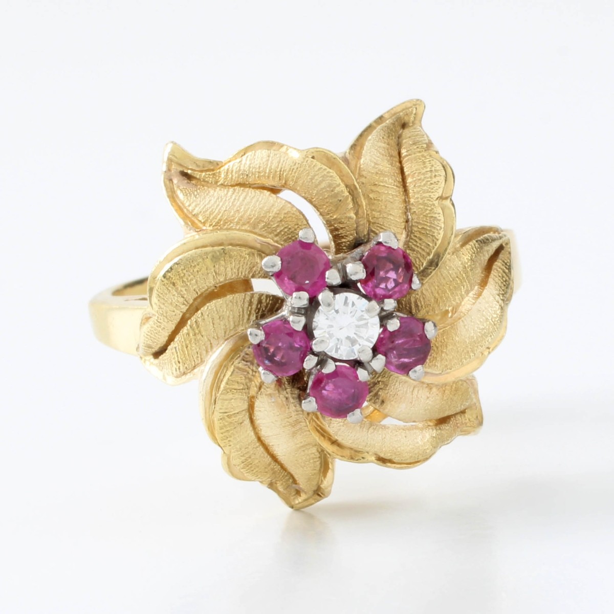 Ruby, Diamond and 18K Ring