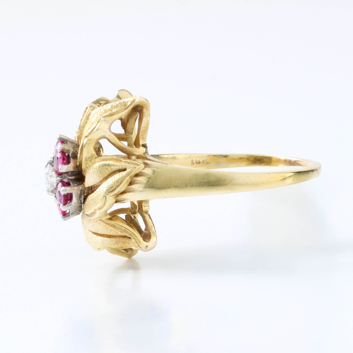 Ruby, Diamond and 18K Ring
