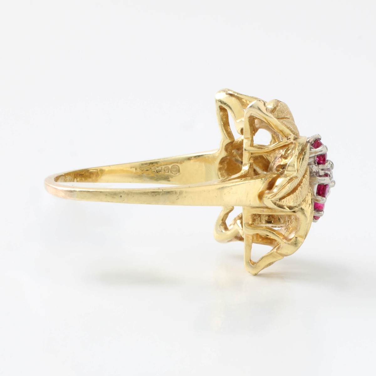 Ruby, Diamond and 18K Ring