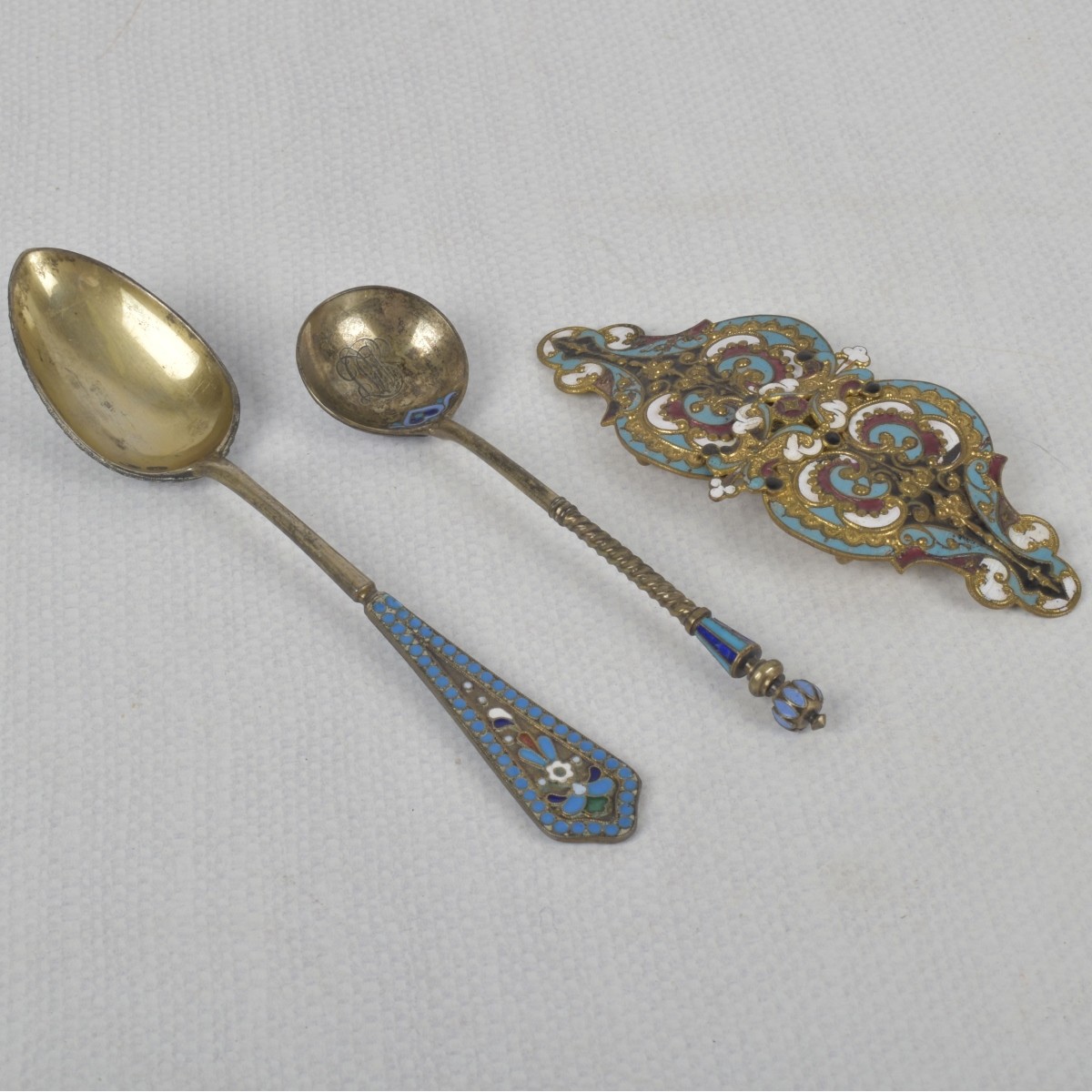 Russian Silver and Champleve