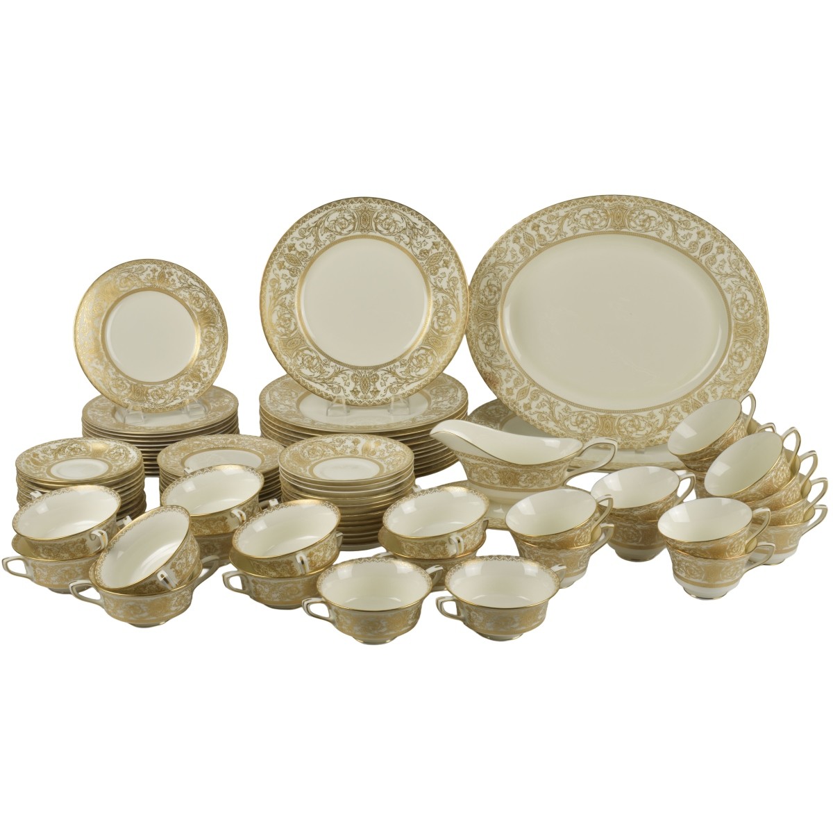 Royal Worcester "Embassy" Porcelain Dinner Service