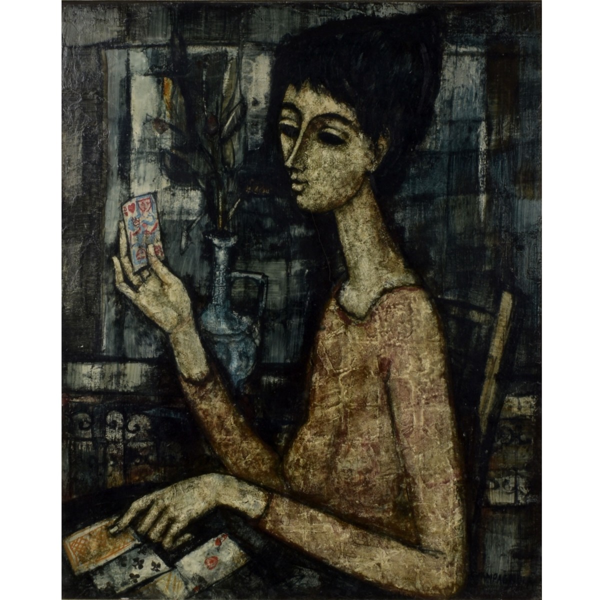 Enrico Campagmola Oil on Canvas