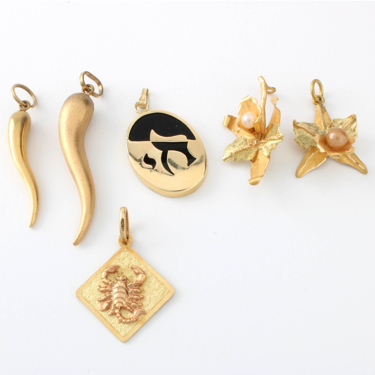 Vintage Gold Pendants