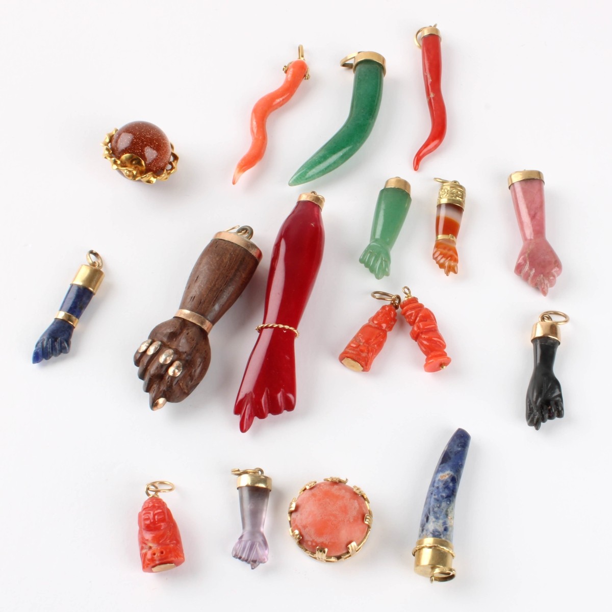 Hardstone Charms and Pendants