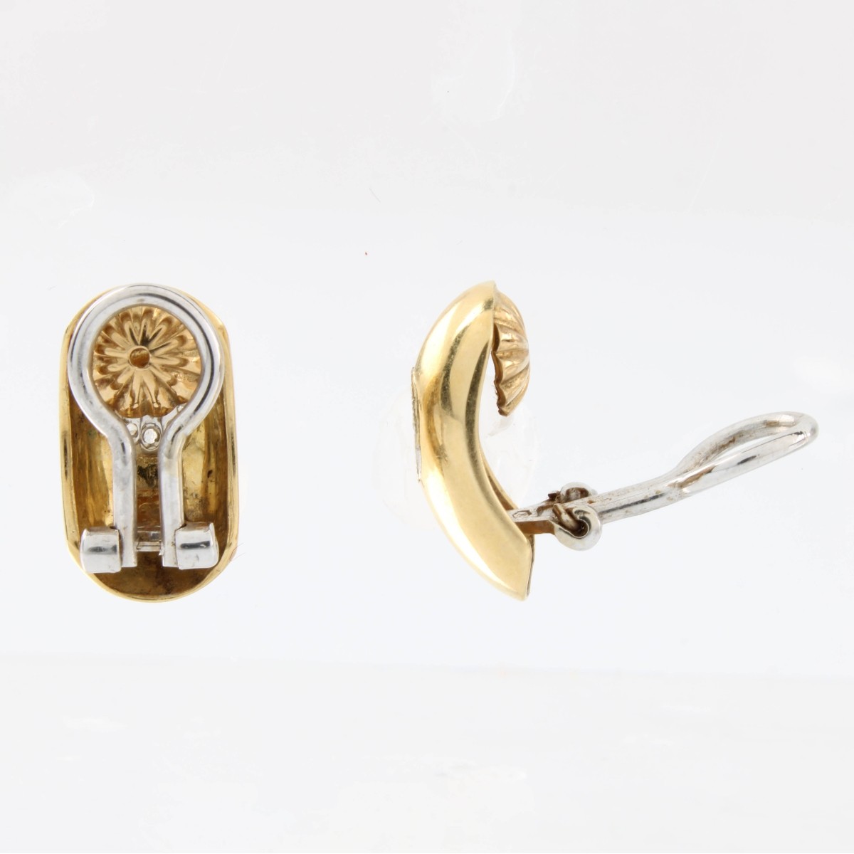 18K and Diamond Earrings