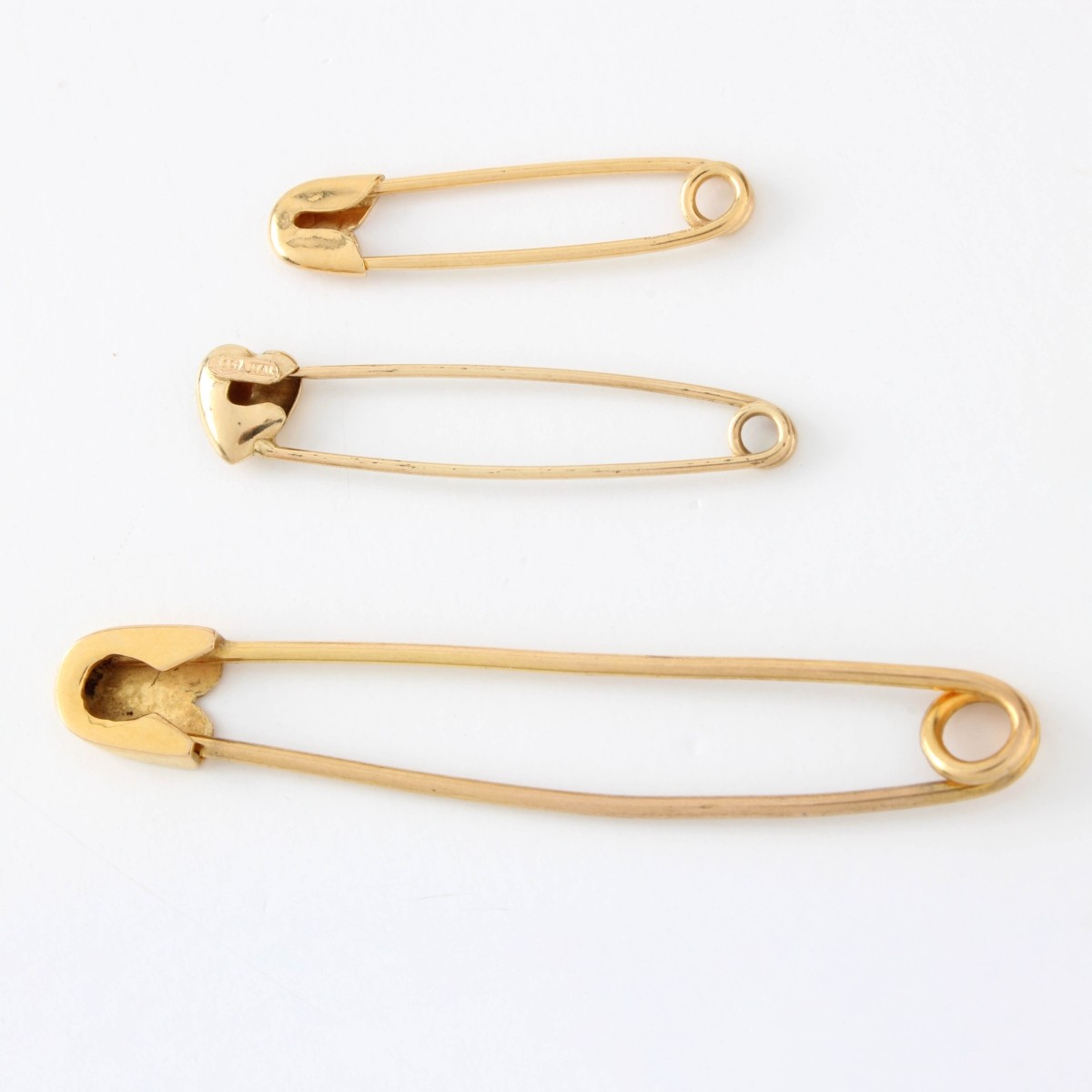 14K & 18K Safety Pins
