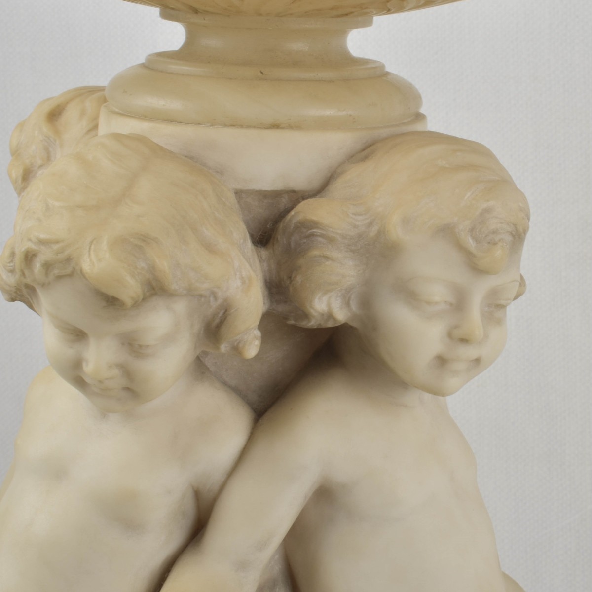 19th C. Marble and Alabaster Sculpture