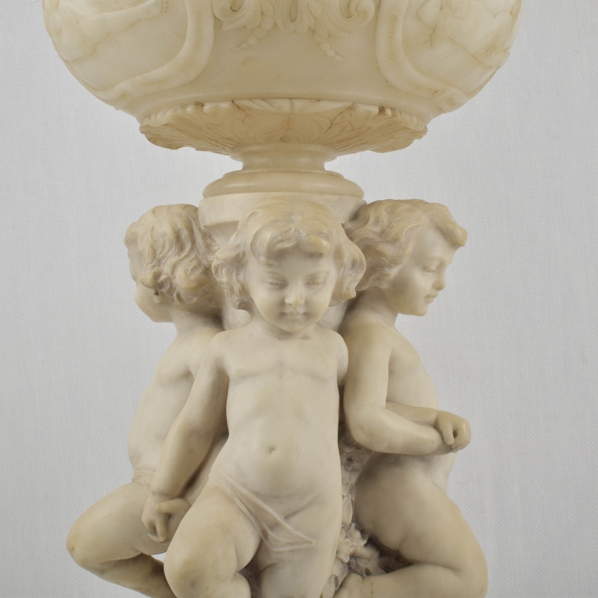 19th C. Marble and Alabaster Sculpture