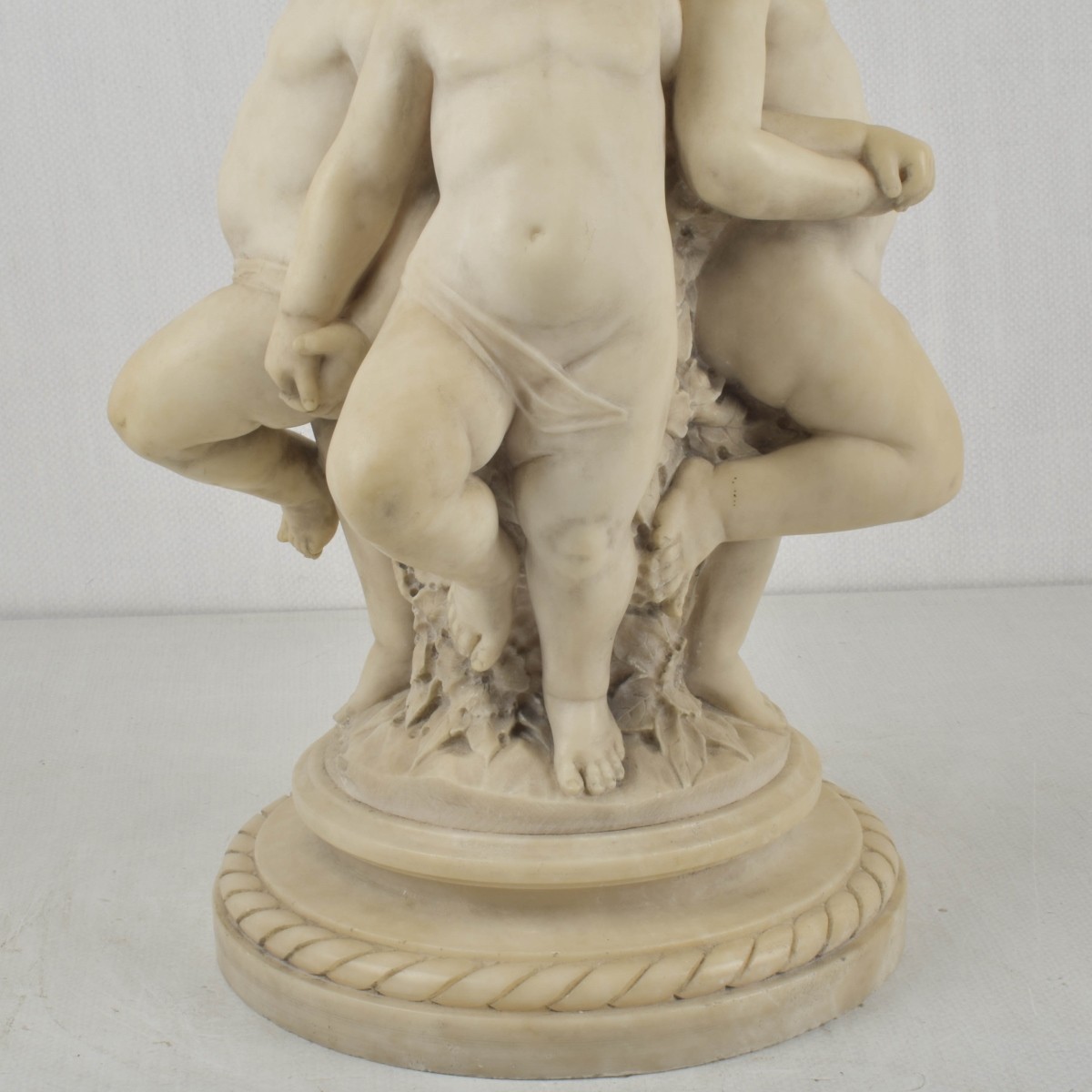 19th C. Marble and Alabaster Sculpture
