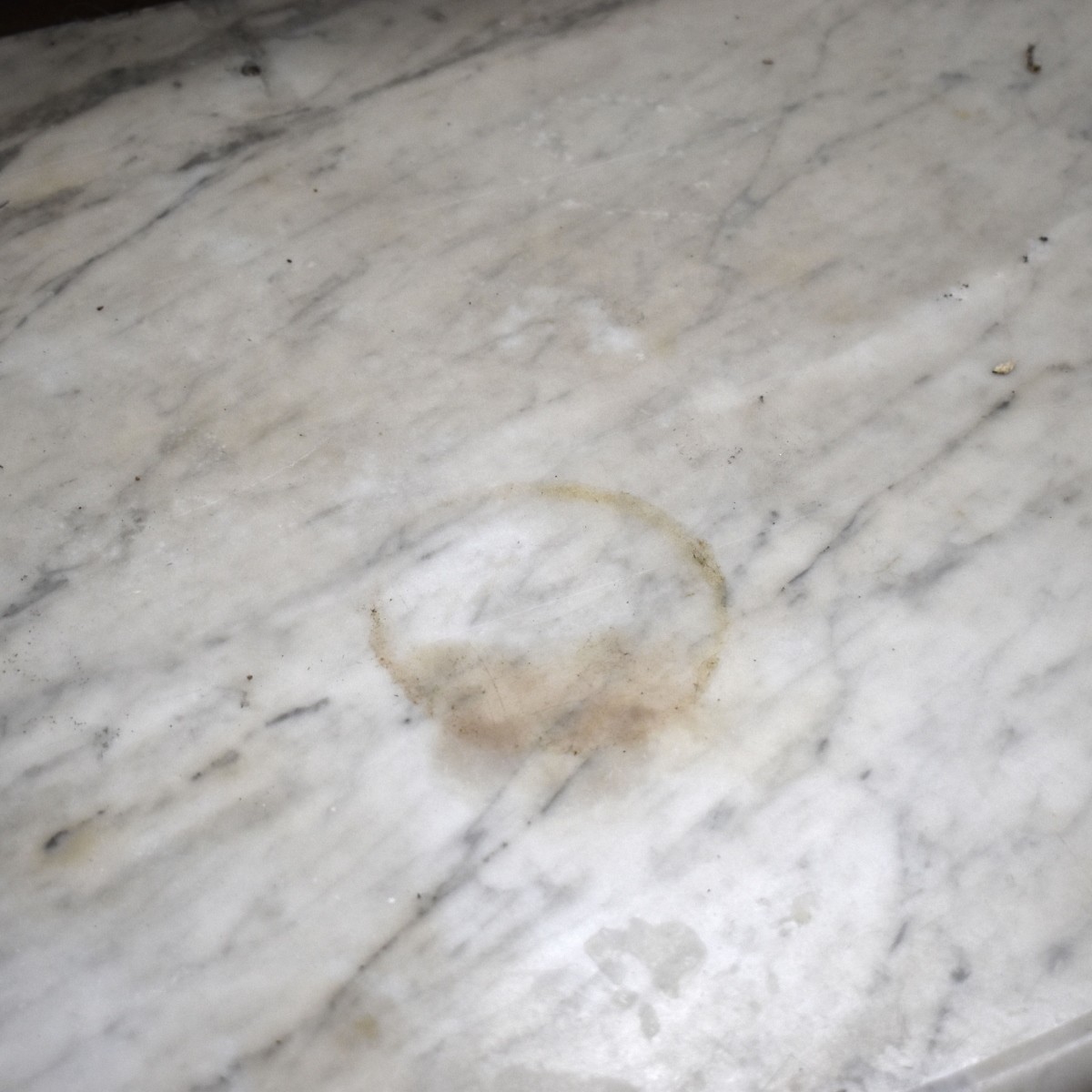 Victorian Marble and Wood Side Board