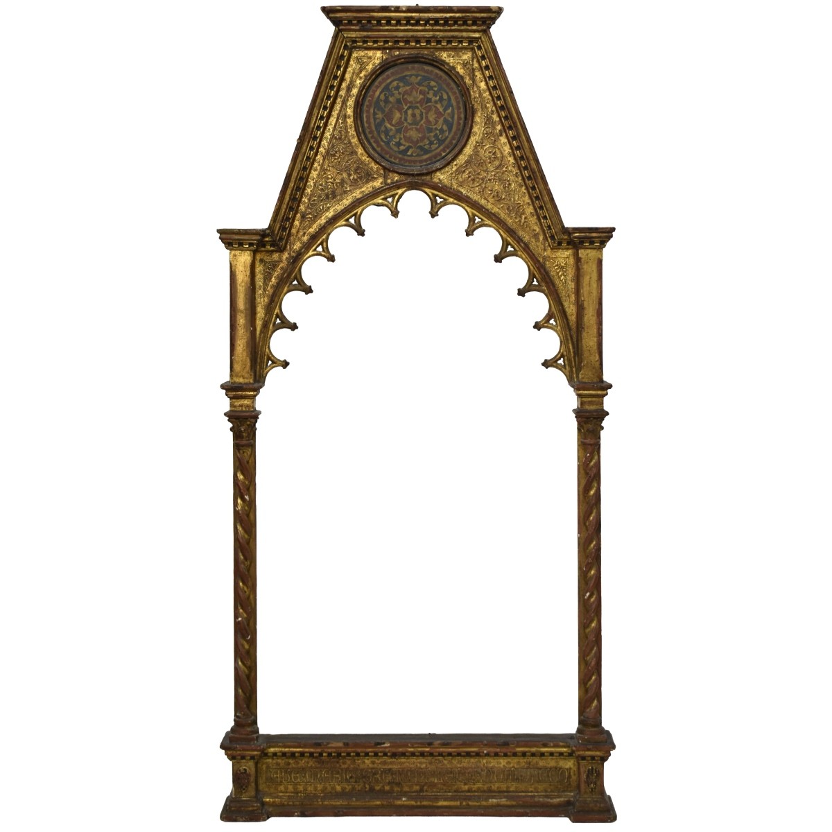 19th/20th C. Gothic Style Mirror Frame