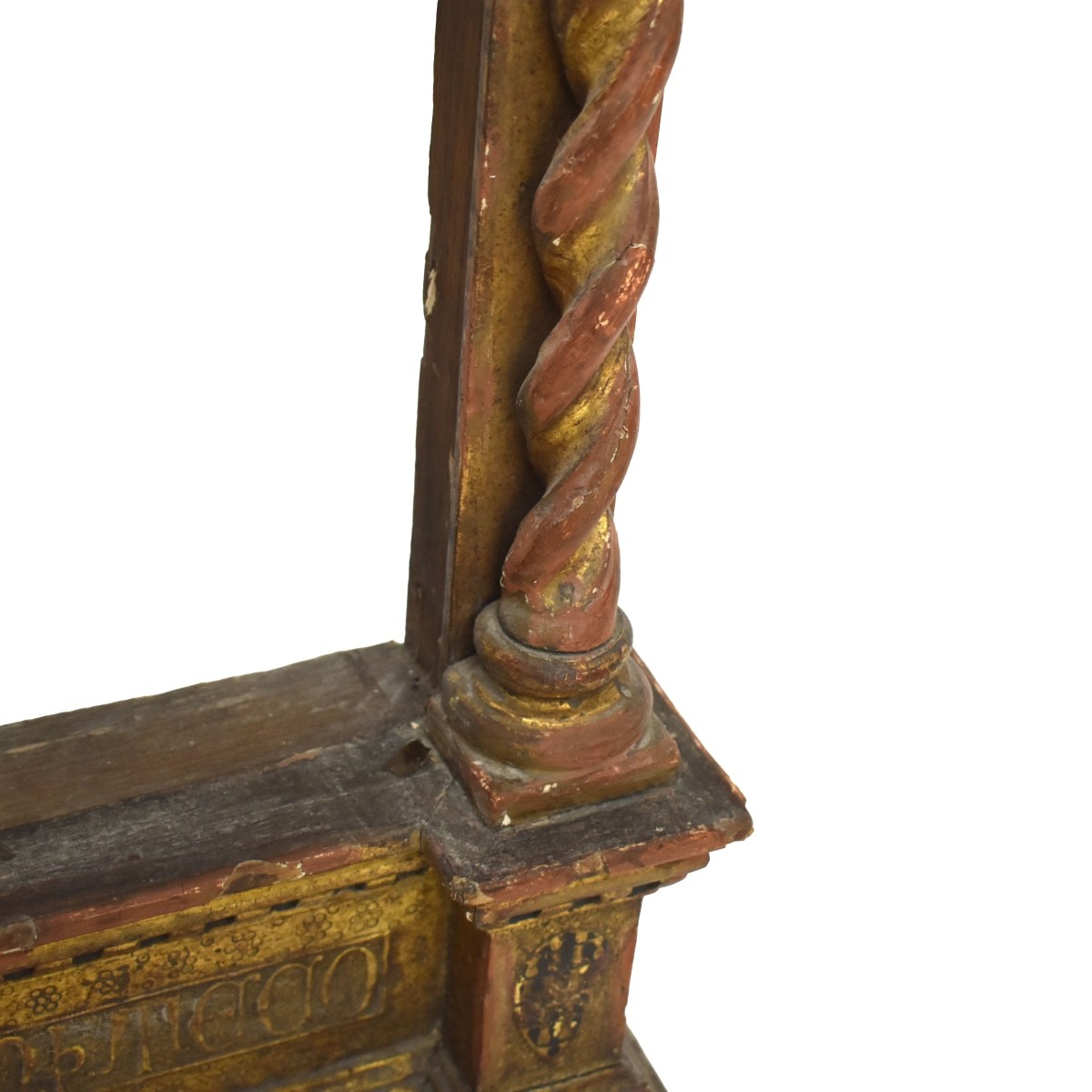19th/20th C. Gothic Style Mirror Frame