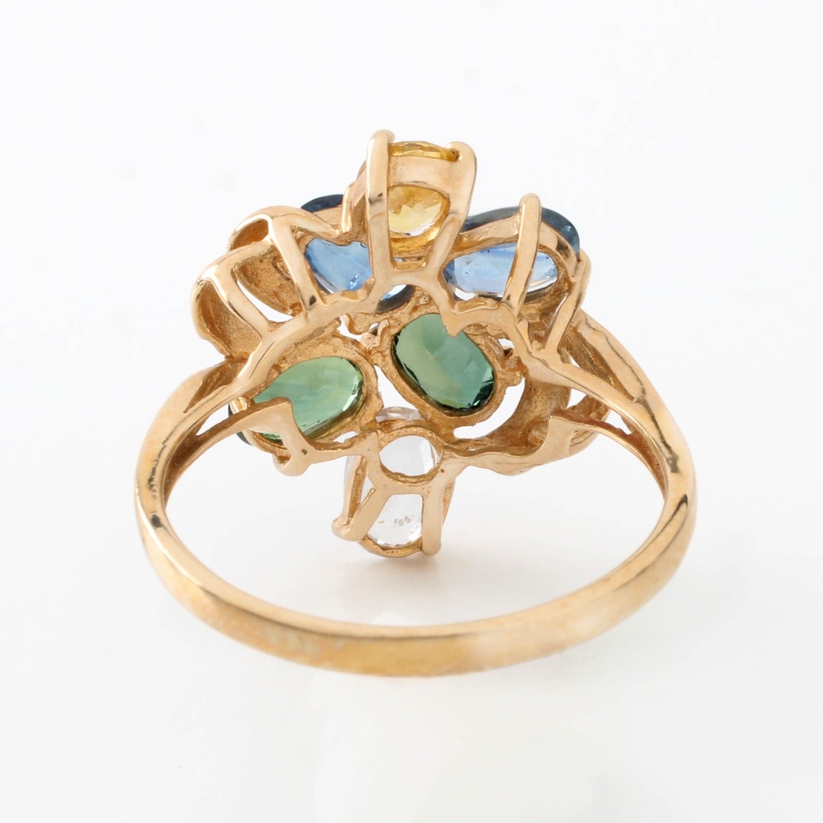 Gemstone and 14K Ring