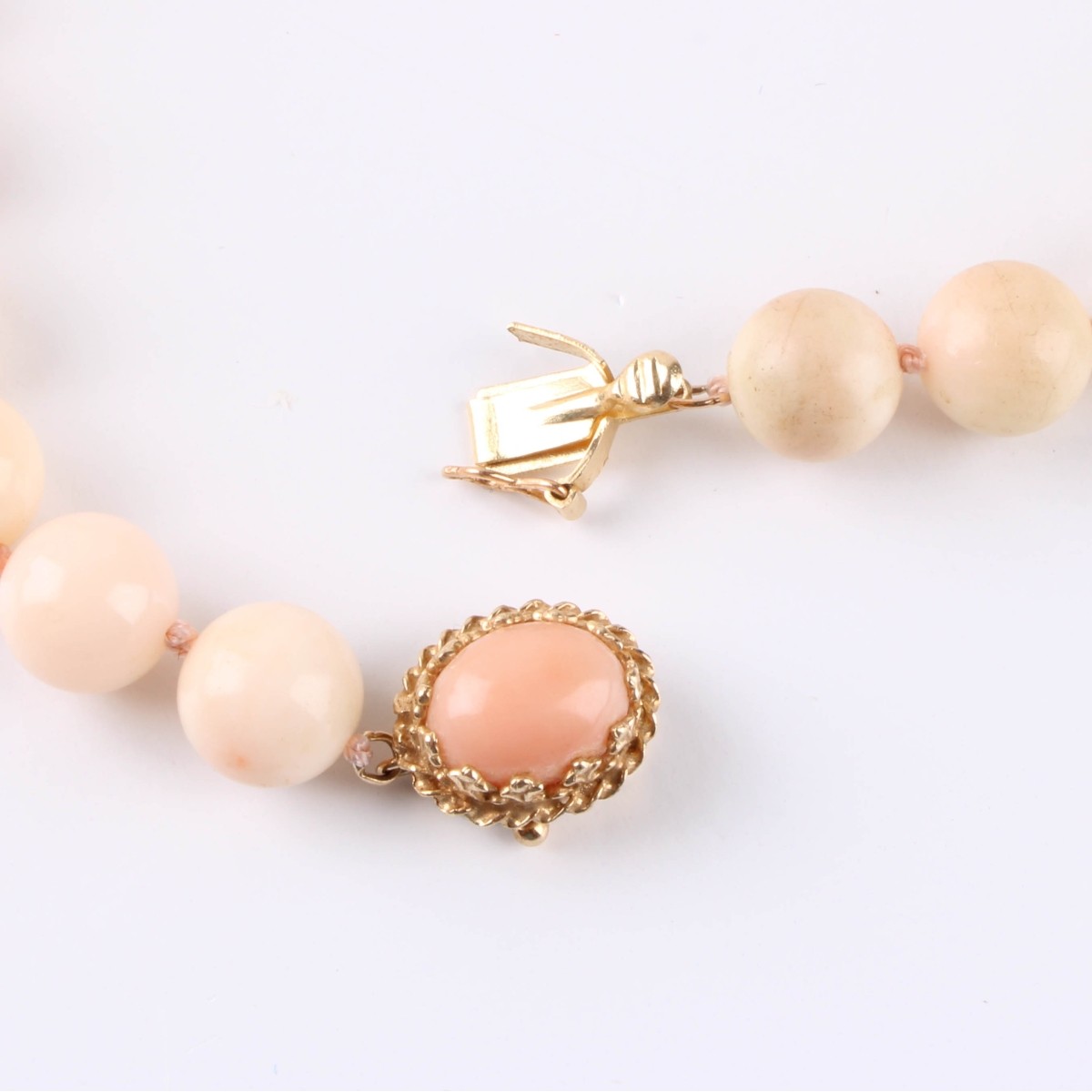 Coral and 14K Necklace
