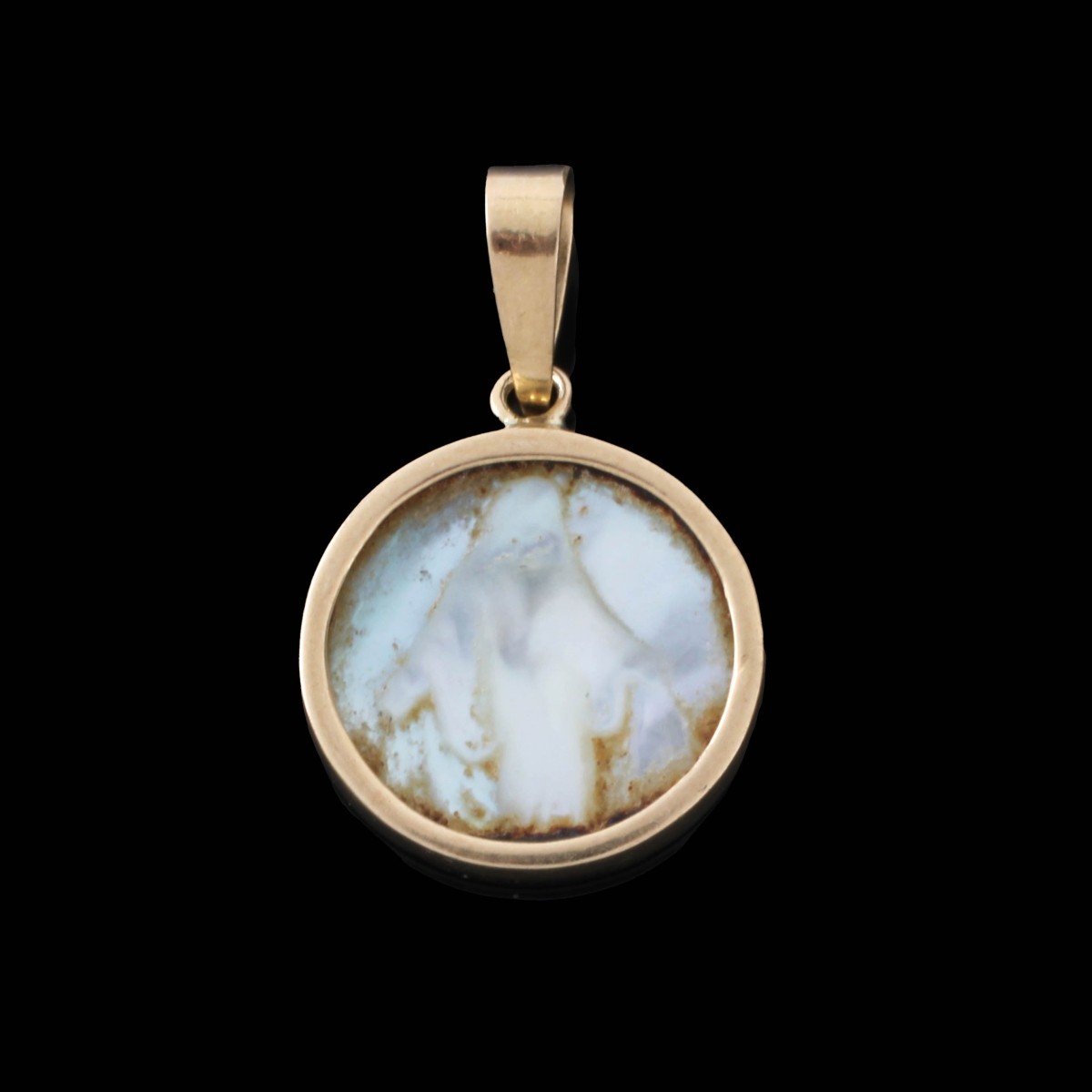 18K and MOP Pendant