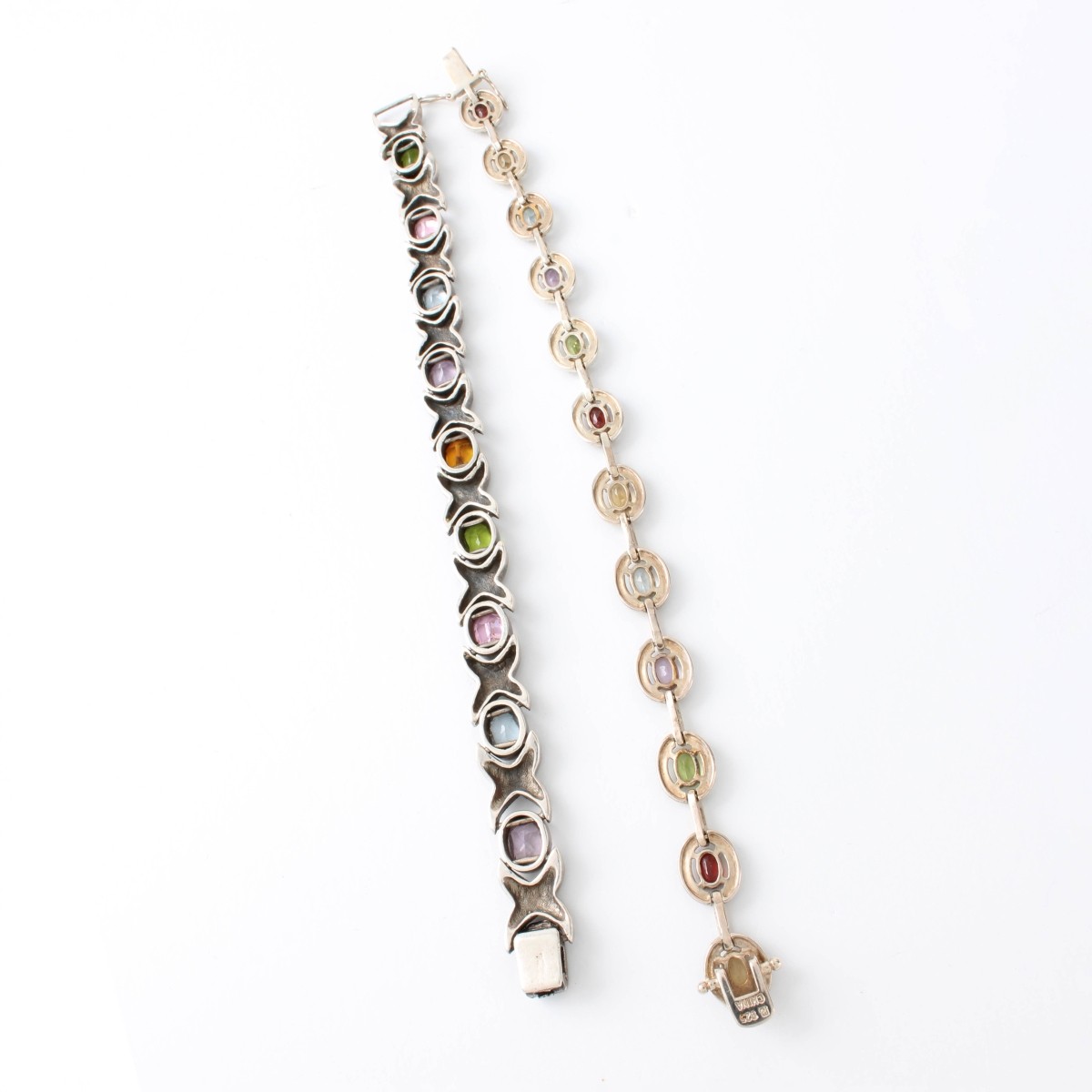 Sterling and Gemstone Bracelets