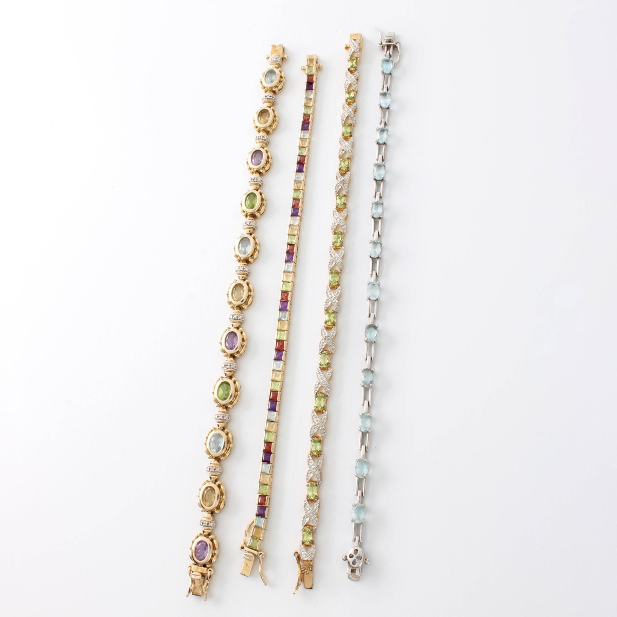 Sterling and Gemstone Bracelets