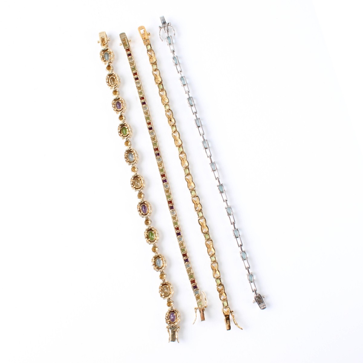 Sterling and Gemstone Bracelets