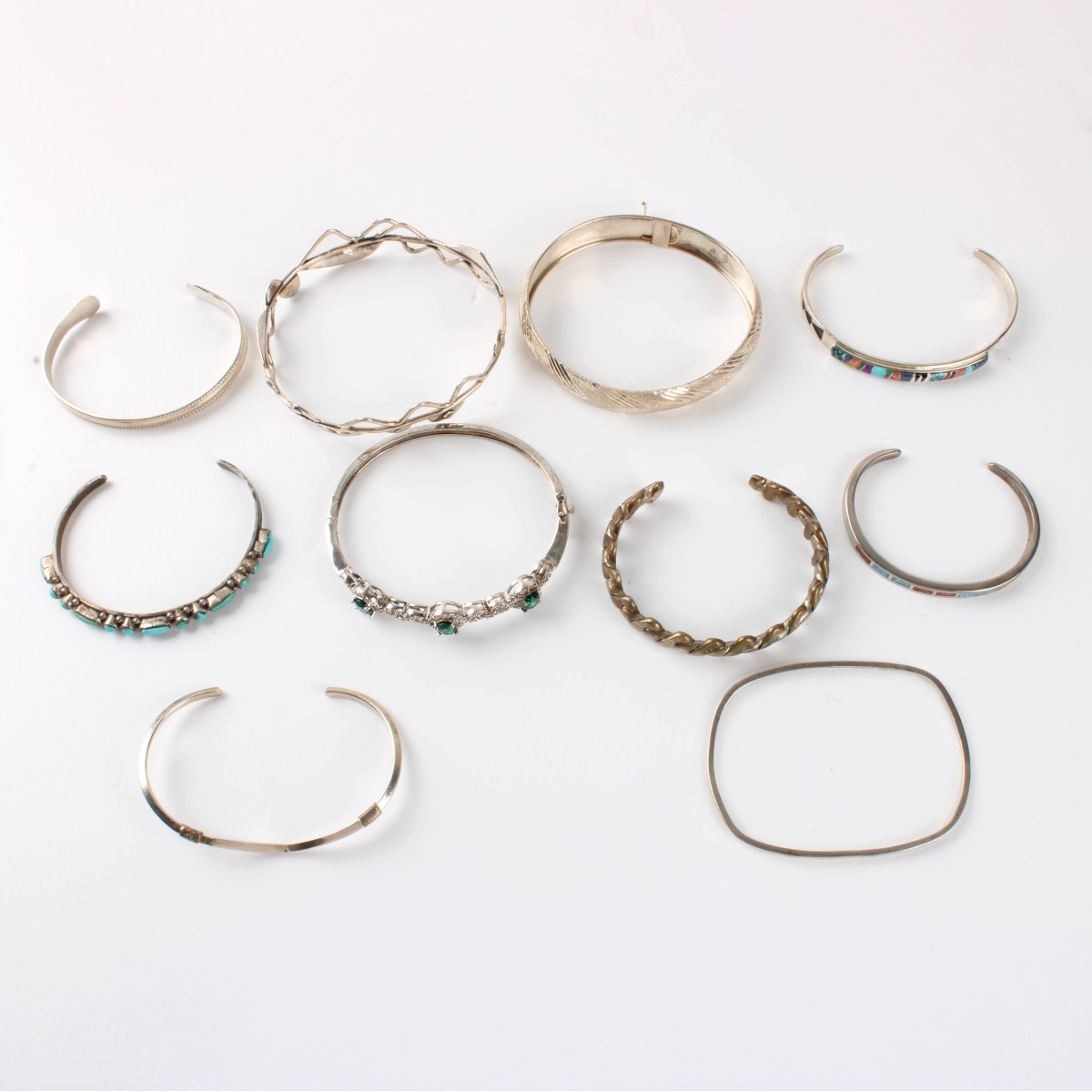 Sterling Bangle Bracelets