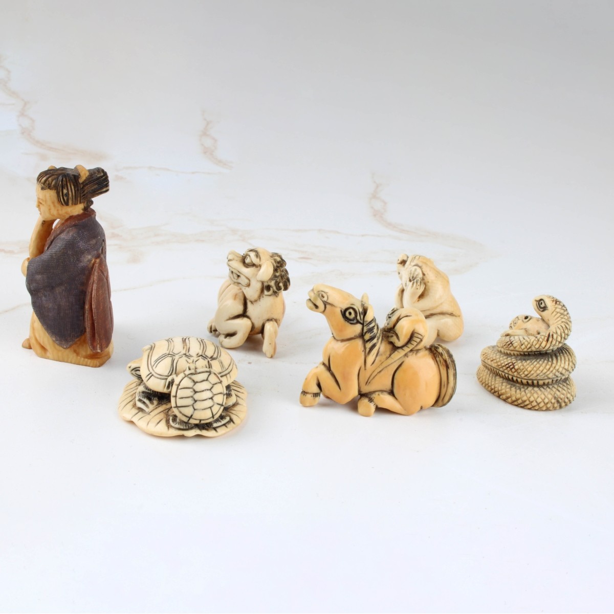 Collection of Antique Japanese Netsukes