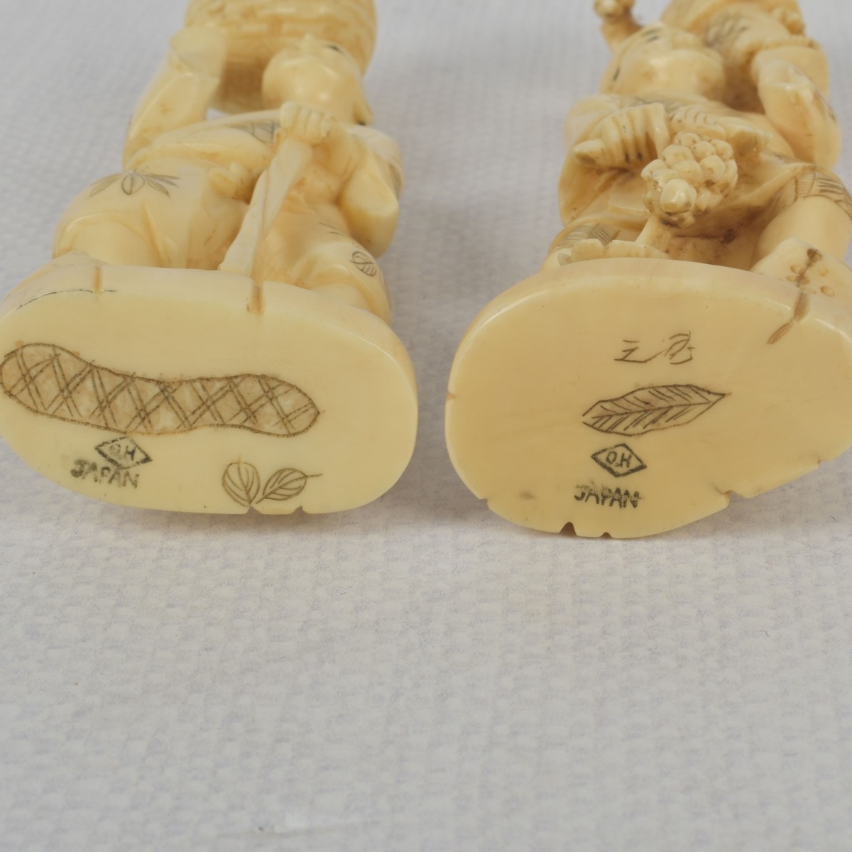 Antique Carved Japanese Figures