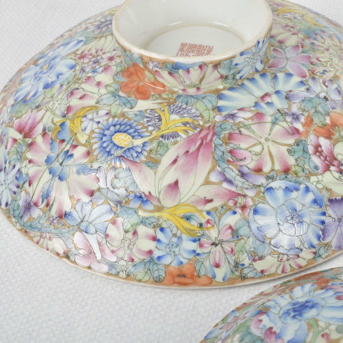 Vintage Chinese Mille Fleur Bowls