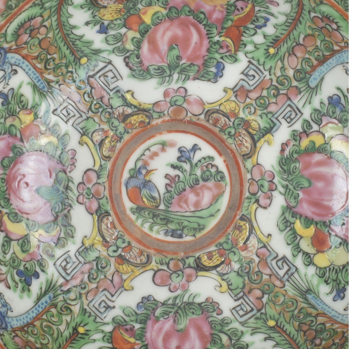 Chinese Famille Rose Medallion Pieces
