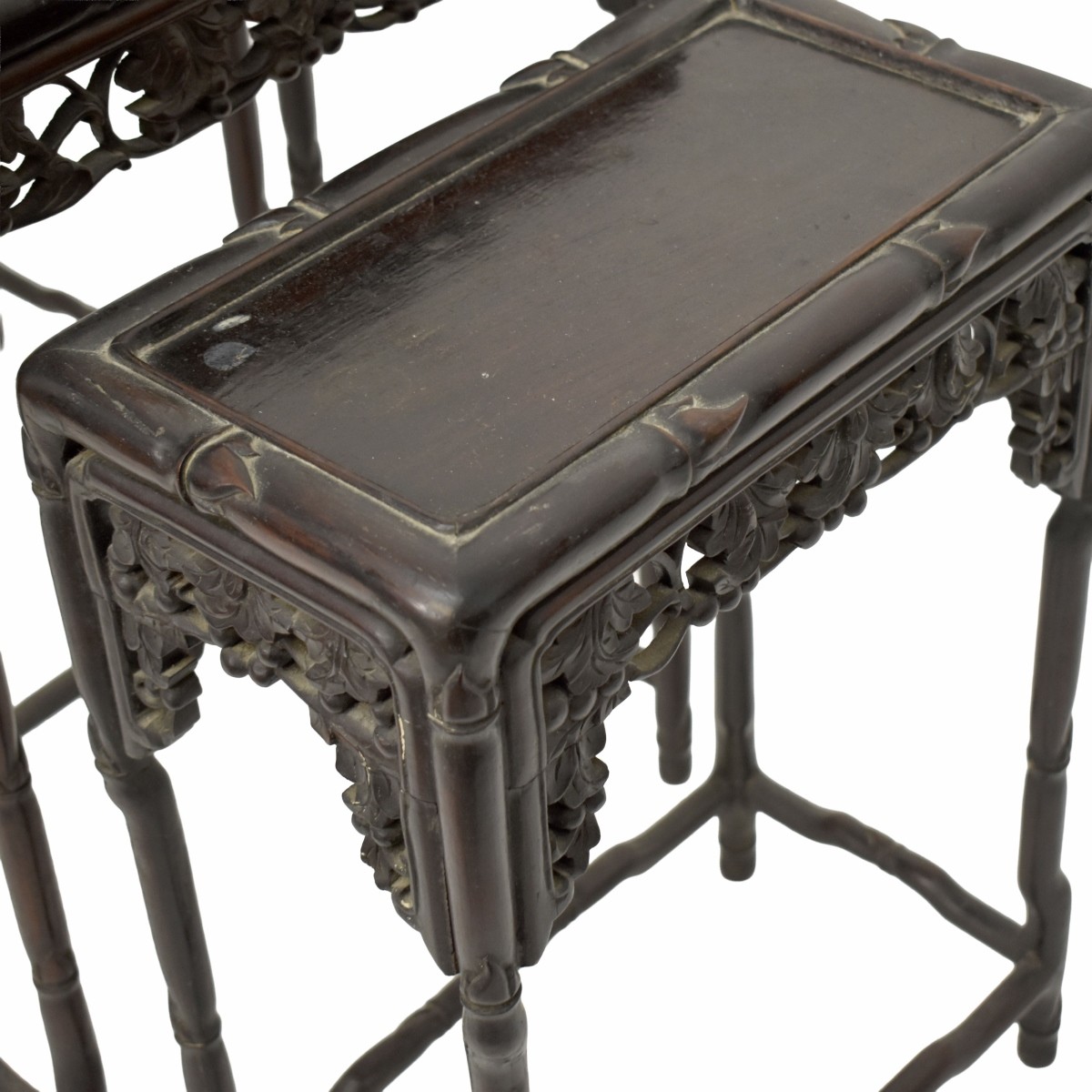 Chinese Carved Nesting Tables
