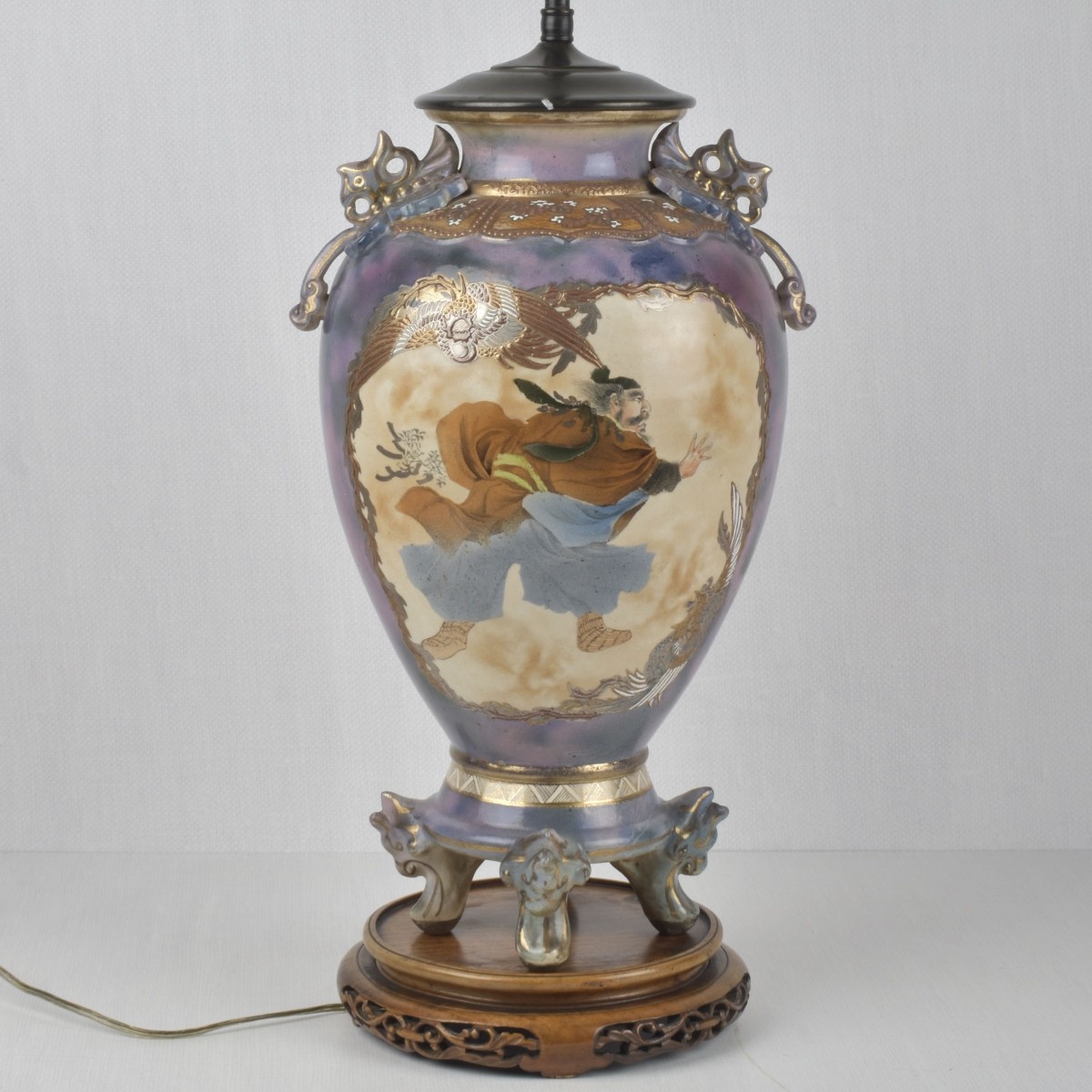 Japanese Porcelain Lamp