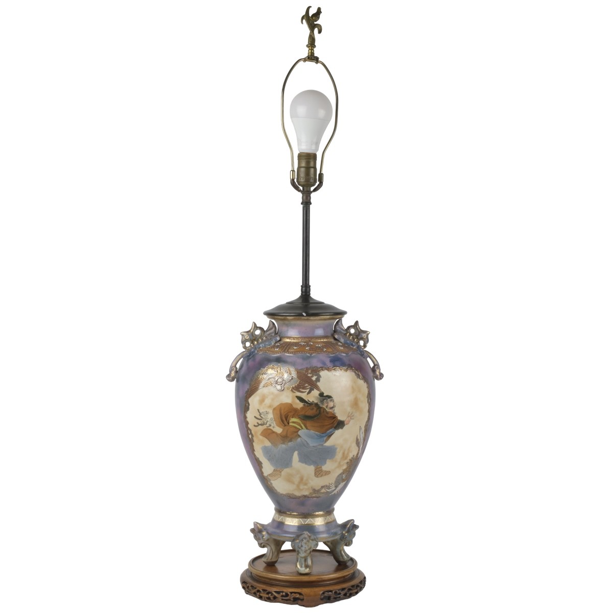 Japanese Porcelain Lamp