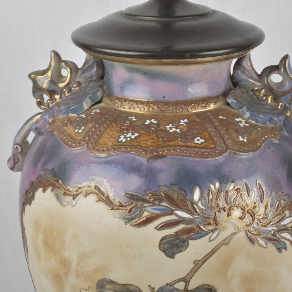 Japanese Porcelain Lamp