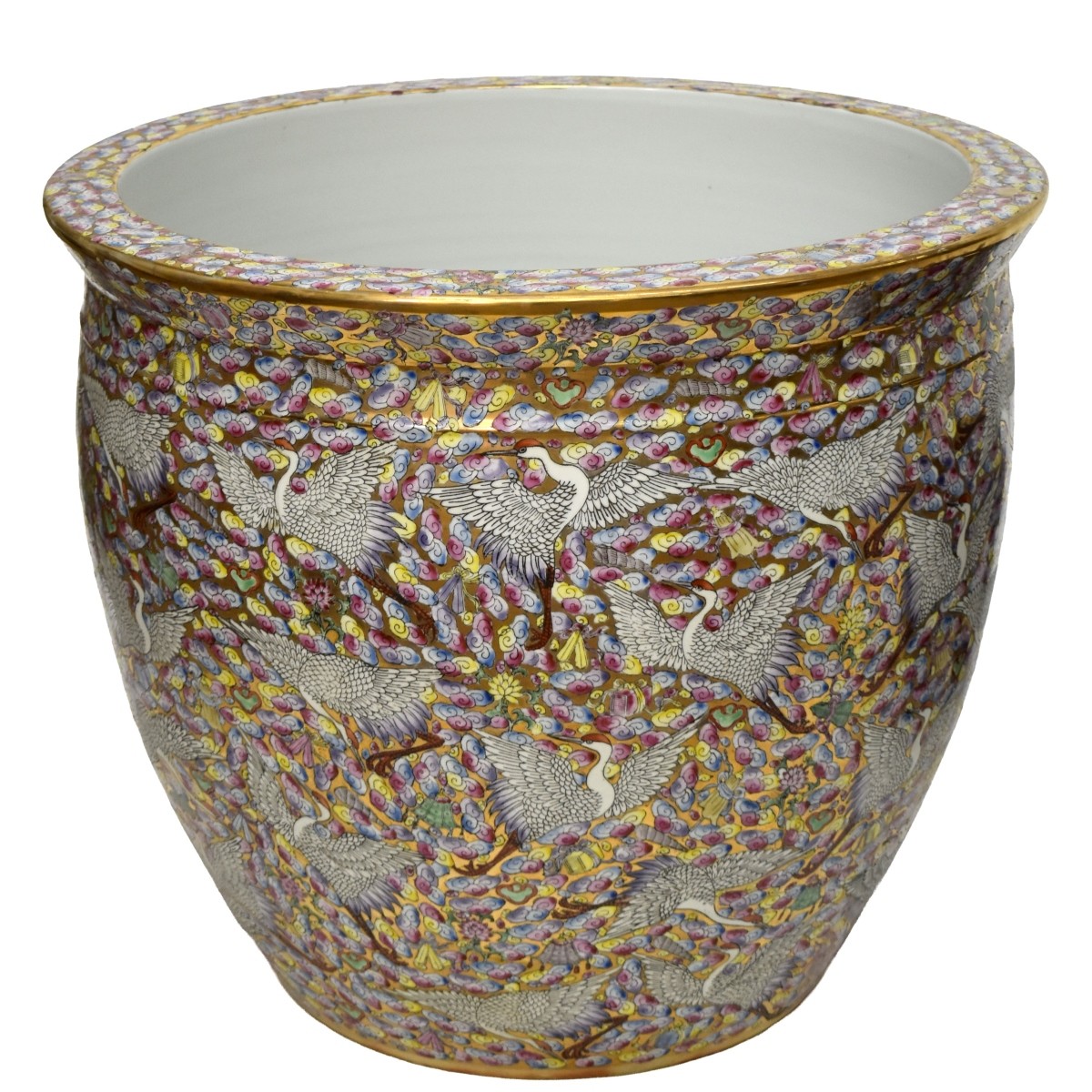Chinese Fish Bowl Planter