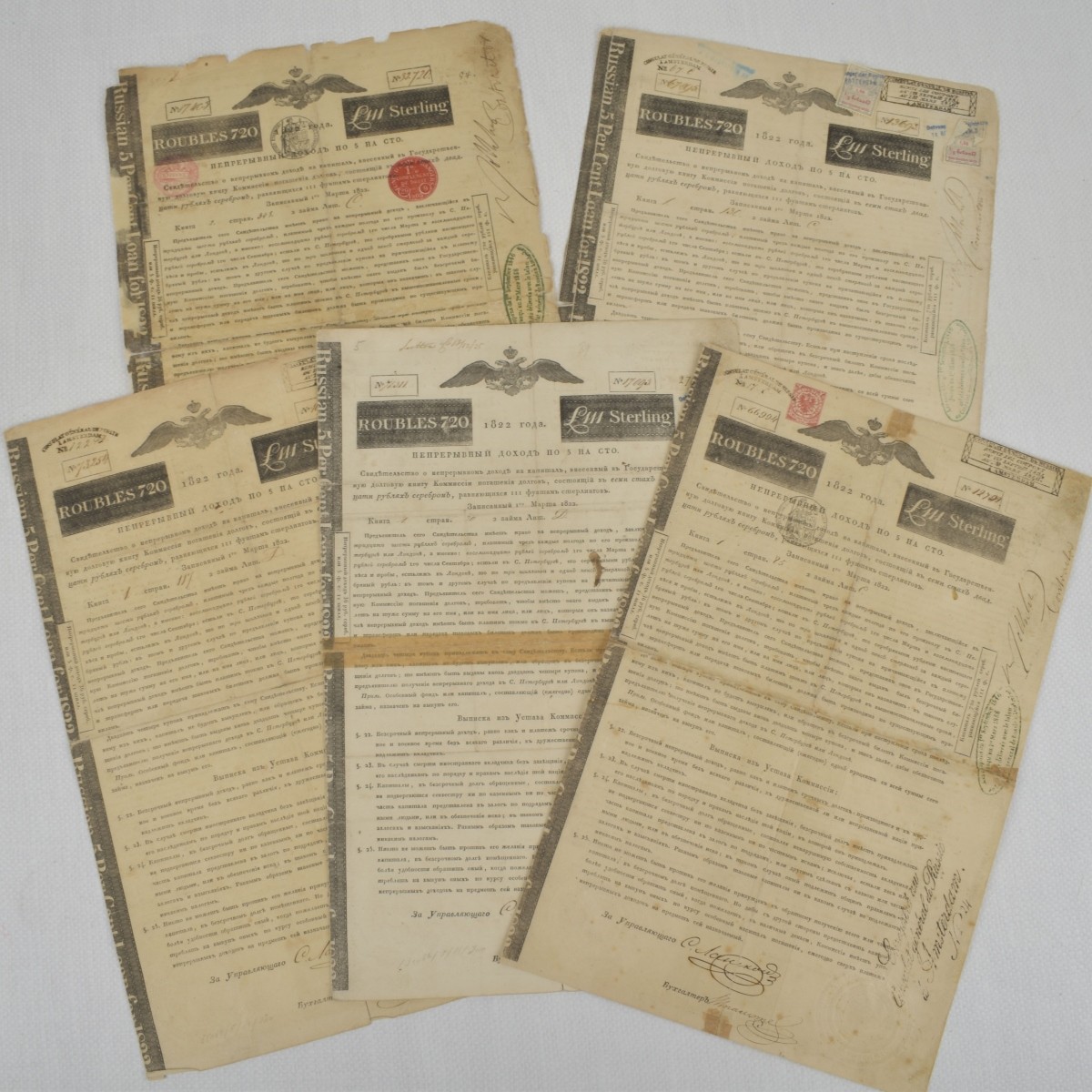 Antique Russian Bonds