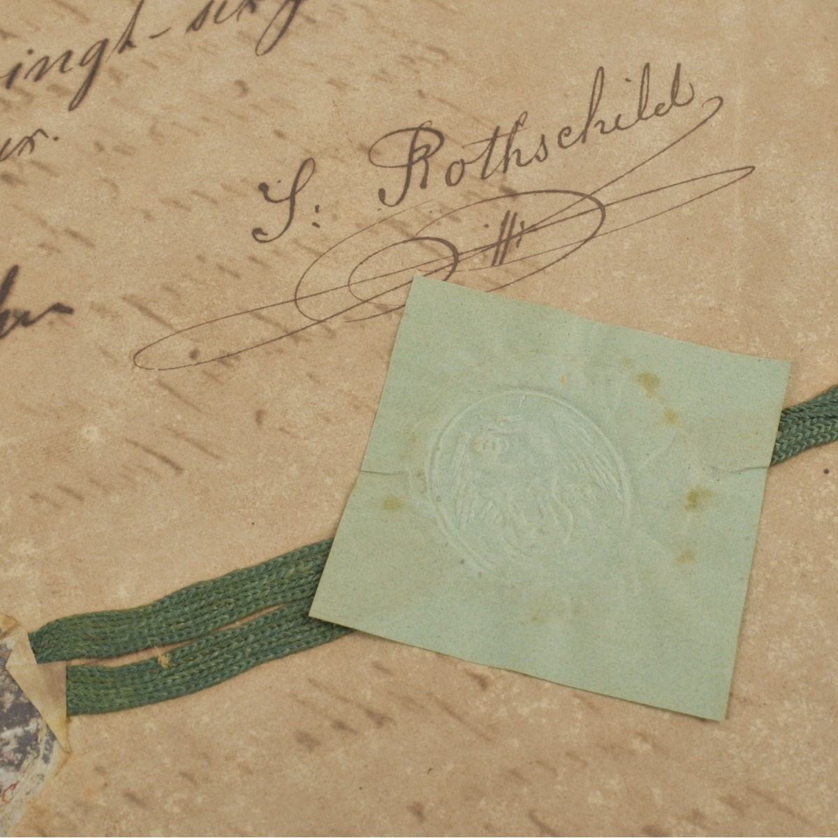 Rothschild Signed Document
